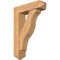 Ekena Millwork Funston Arts and Crafts Smooth Bracket w/ Offset Brace, Western Red Cedar, 7 1/2"W x 28"D x 40"H BKT0806X28X40FST03SWR - alternate 1